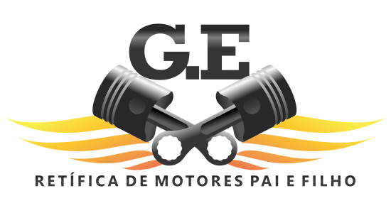 Logotipo GE Retífica de Motores logo